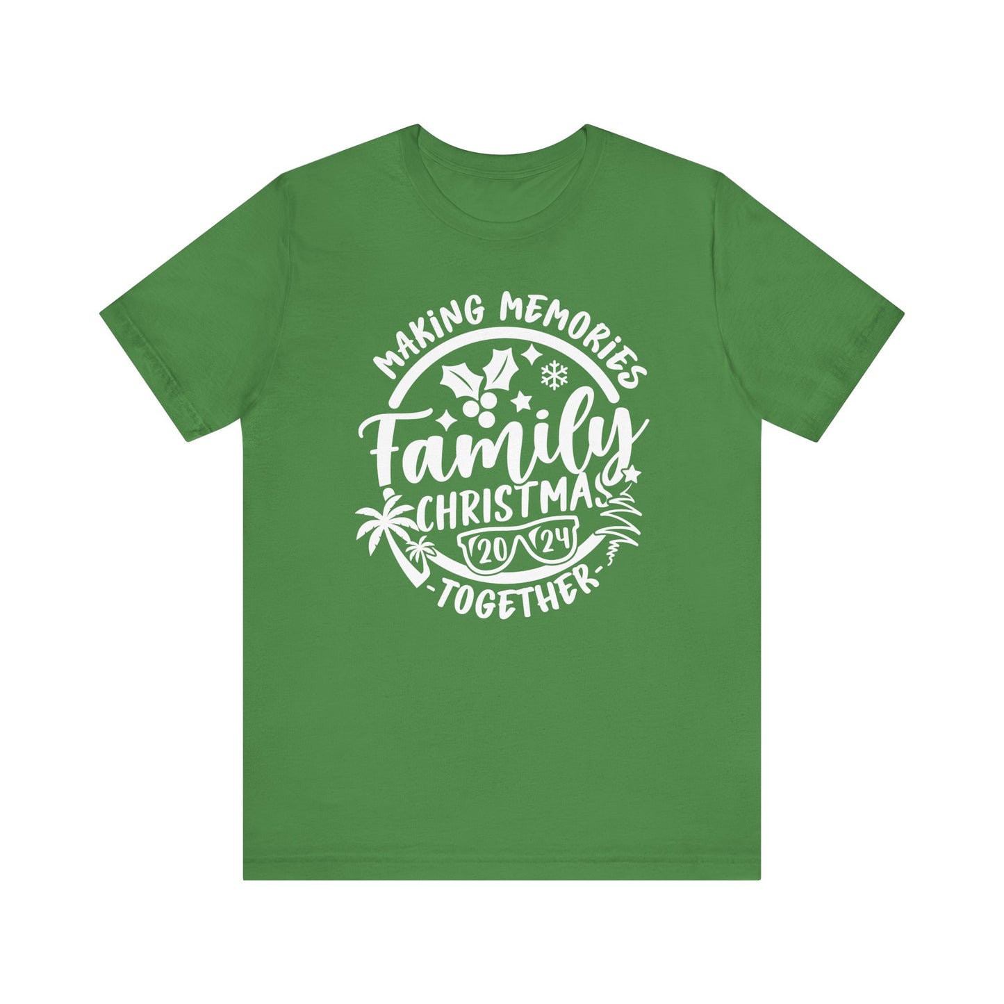 Making Memories Family Christmas Bella+Canvas Jersey Short Sleeve Tee