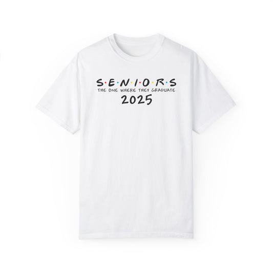 The One Where They Graduate Unisex Garment-Dyed T-shirt